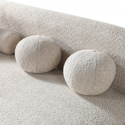 Nova Liva Sand Boucle RAF 110" Sectional