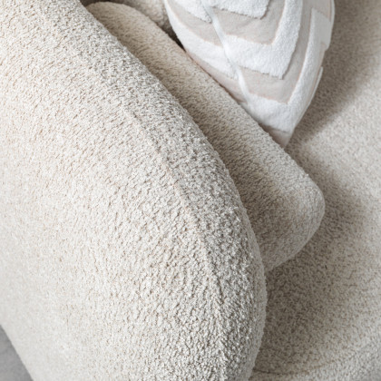 Nova Liva Sand Boucle RAF 110" Sectional