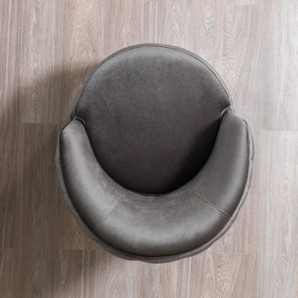 Nova - Lupino Gray Velvet Sofa 95" & Loveseat 82"