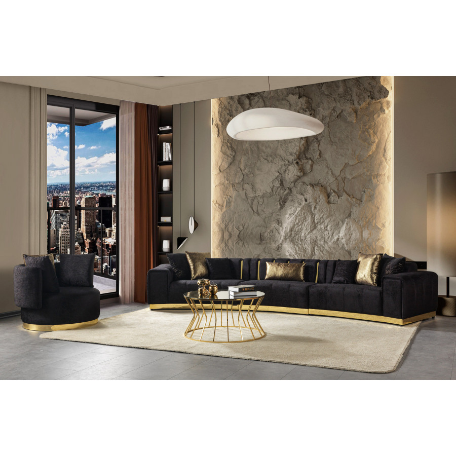Nova - Michelle 3-Piece Curved 165" Sectional