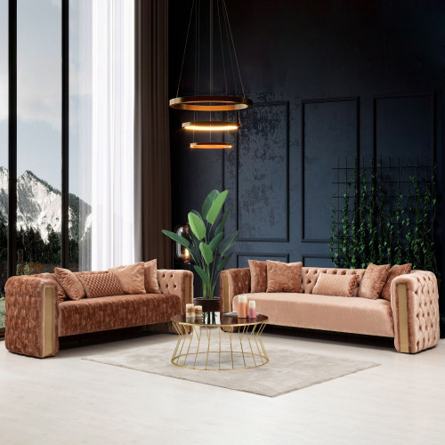 Nova - Scarlett Plush Sofa & Loveseat