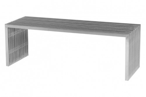 Nuevo™ - Amici Bench Brushed Stainless Seat