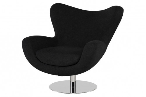Nuevo™ - Conner Occasional Chair Dark Gray Fabric Seat