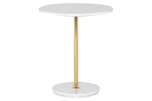 Nuevo™ - Aida Side Table White Marble Top
