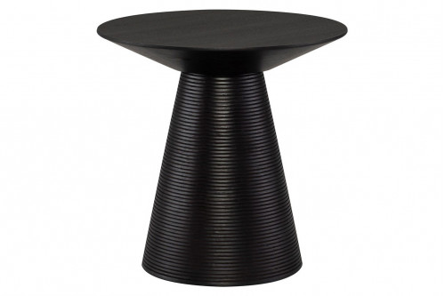 Nuevo™ - Anika Side Table Black Oak Wood Top