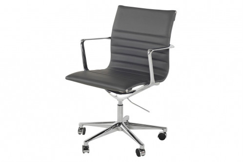 Nuevo™ Antonio Office Chair - Gray Naugahyde Seat
