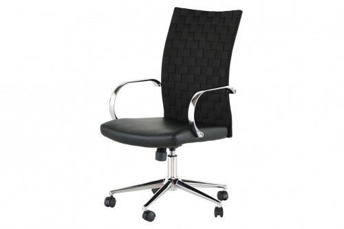 Nuevo™ Mia Office Chair - Black Naugahyde Seat