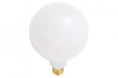 Nuevo™ G125 25w E26 Light Bulb - White Glass Bulb