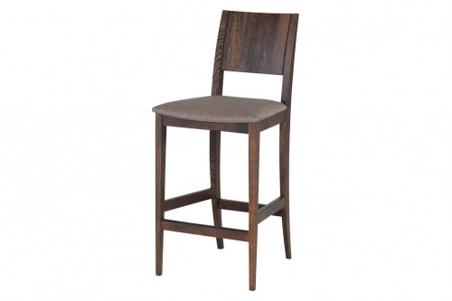 Nuevo™ - Eska Counter Stool Brown Fabric Seat