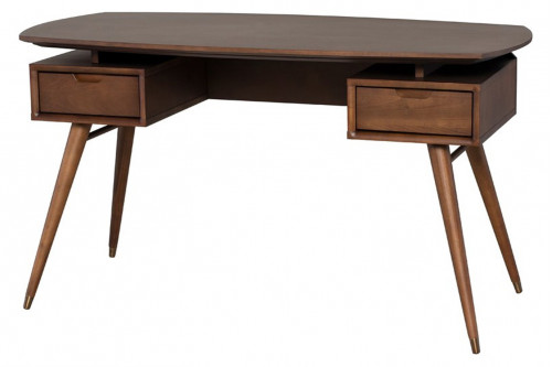 Nuevo™ Carel Desk - Walnut Stained Poplar Top