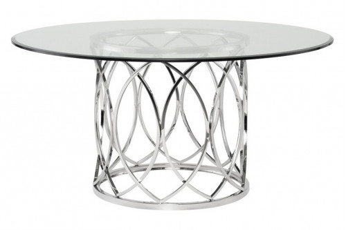 Nuevo™ - Juliette Dining Table Polished Stainless Base
