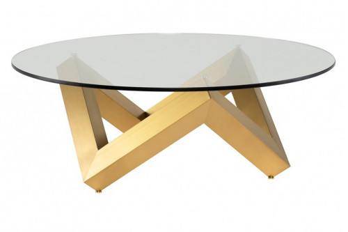 Nuevo™ Como Coffee Table - Brushed Gold Color