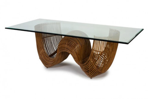 Oggetti™ Baud Dining Table - Brown Wood