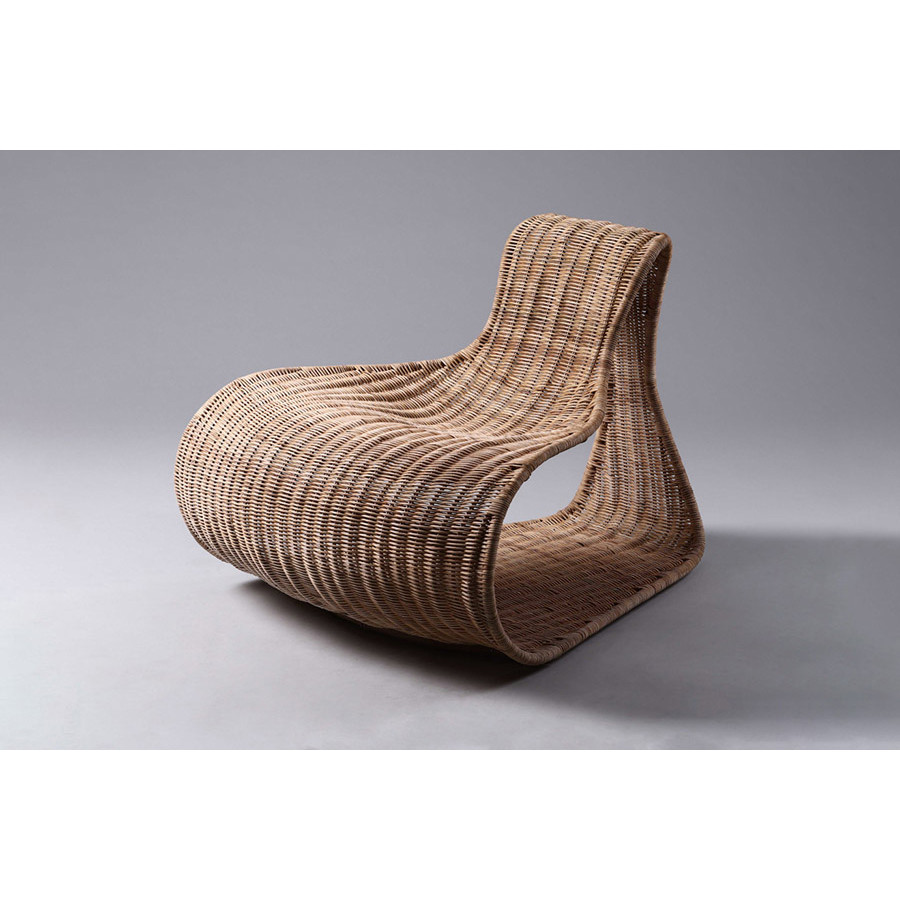 Oggetti - Clara Lounge Chair in Wooden