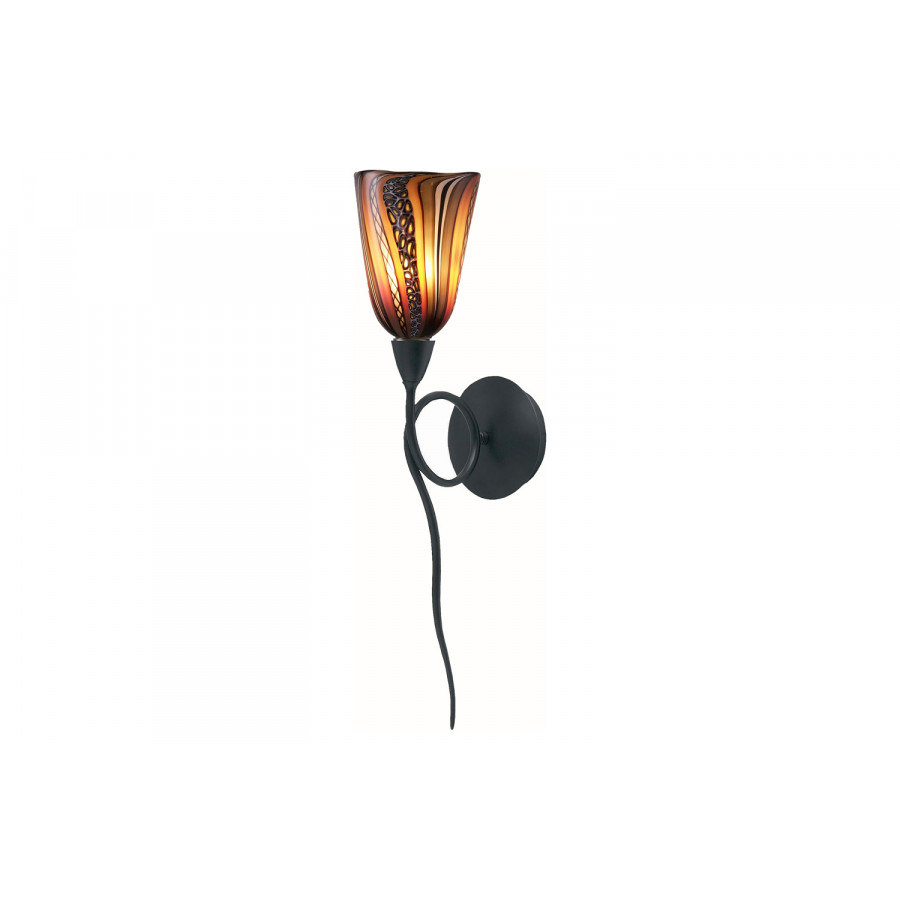 Oggetti Fiore Short Sconce - Amber, Dark Bronze