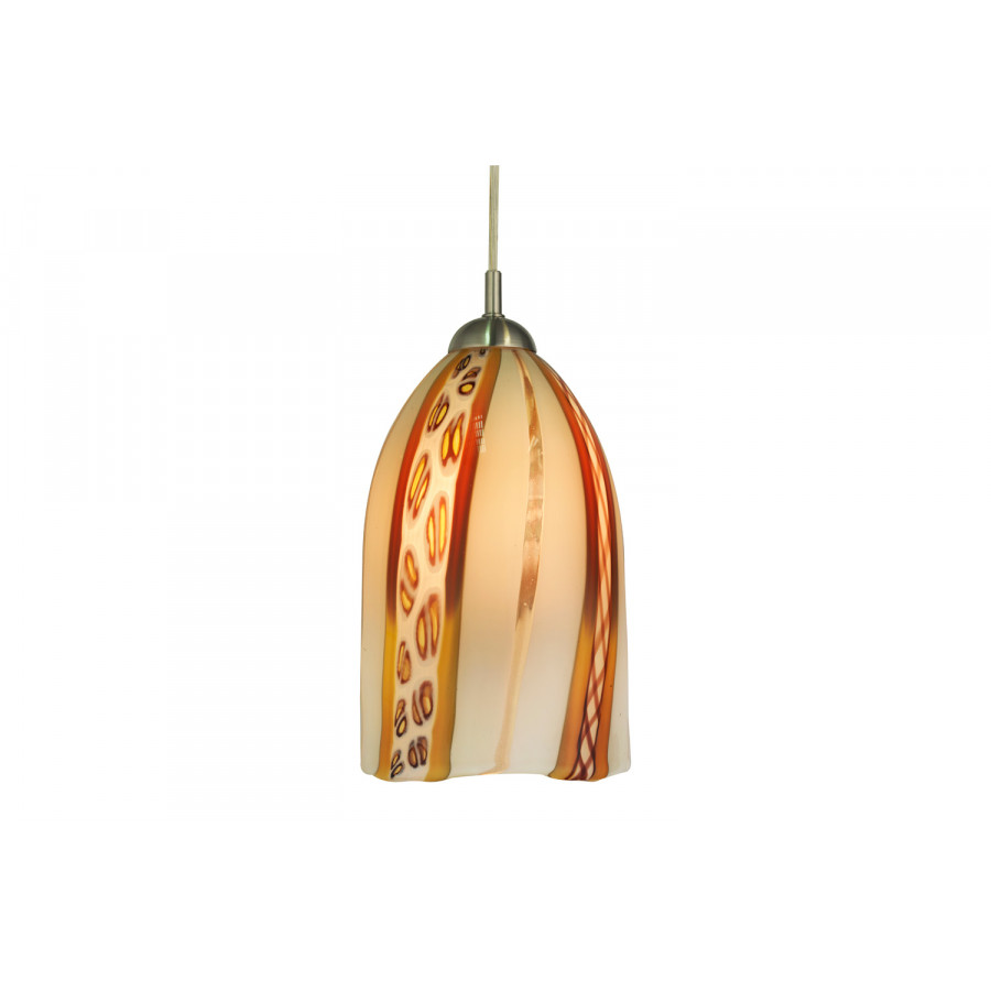 Oggetti Fiore Pandant 12V - White, Flat, Dark Bronze