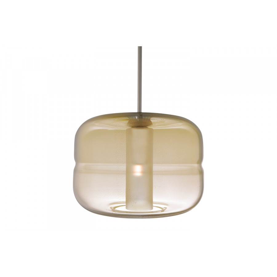 Oggetti Helsinki Pendant - Gold, no Canopy, Dark Bronze