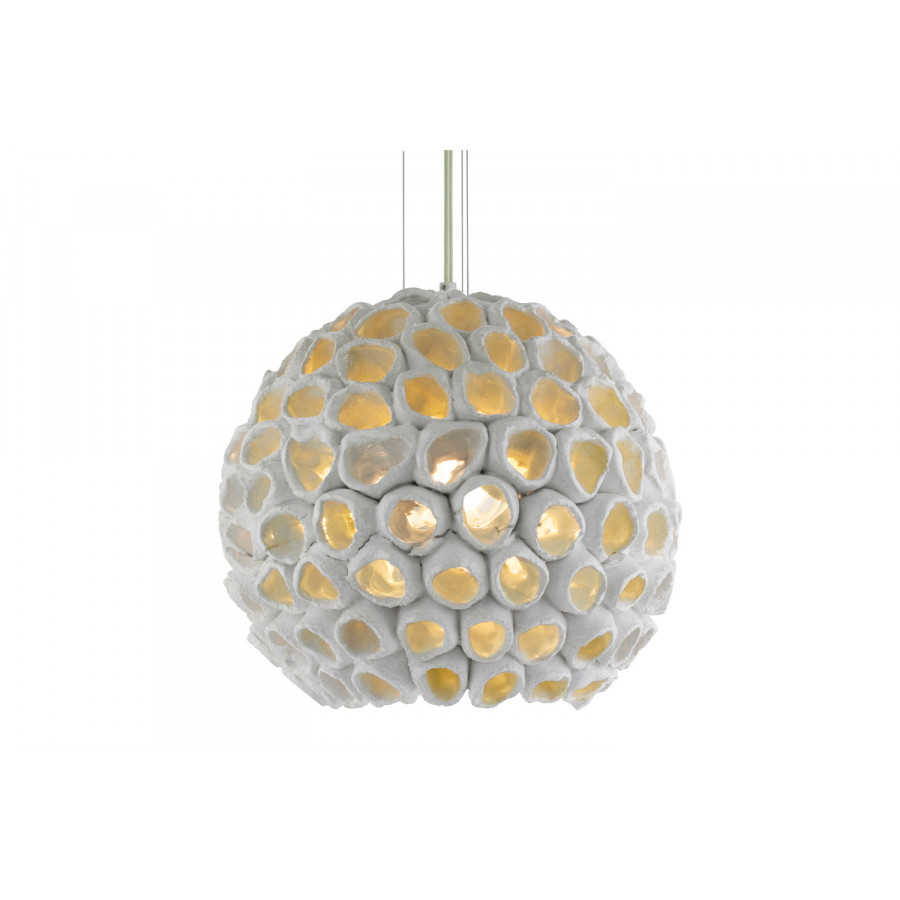 Oggetti Reef Suspension - White, Round, Large