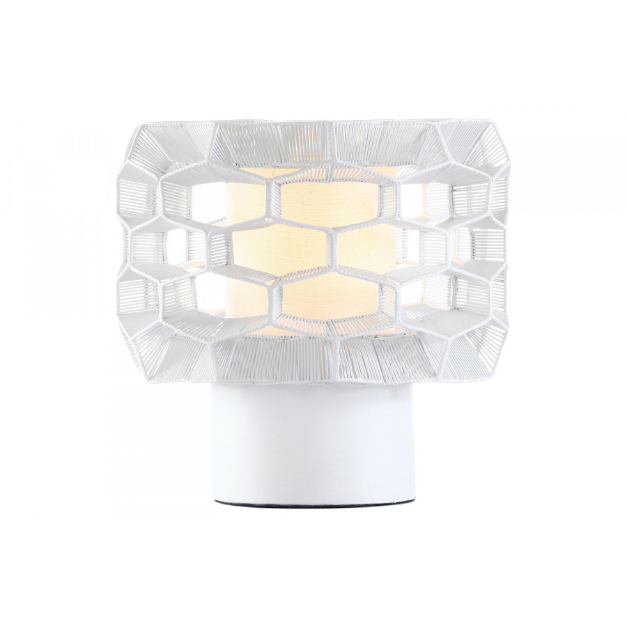 Oggetti Honeycomb Table Lamp - White, Small