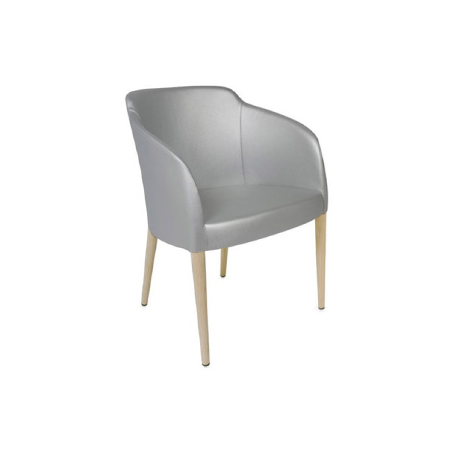 Oggetti Este Arm Chair - Silver, Unfinished Colored