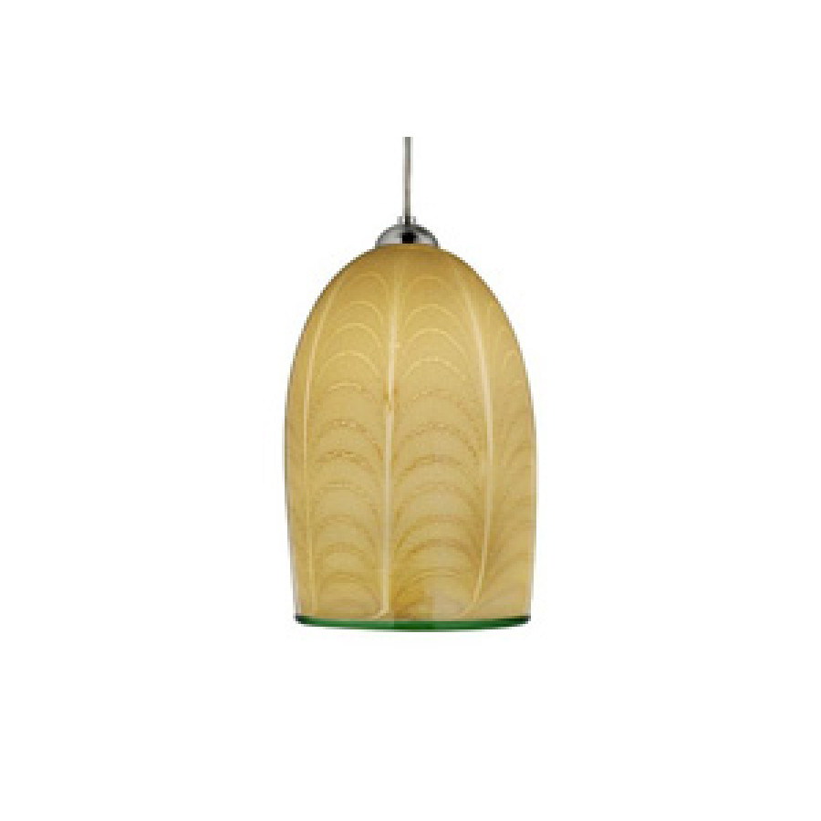 Oggetti Izmir Pendant - Ivory, no Canopy, Satin Nickel
