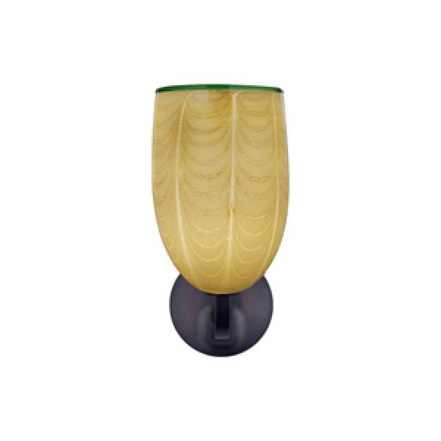 Oggetti Izmir Sconce Rondo - Ivory, Dark Bronze
