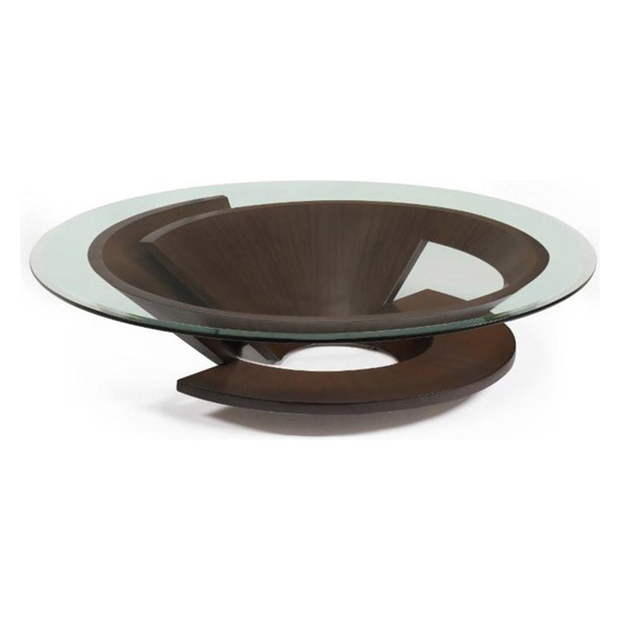 Oggetti Nautilus Cocktail Table - Wenge, only Base