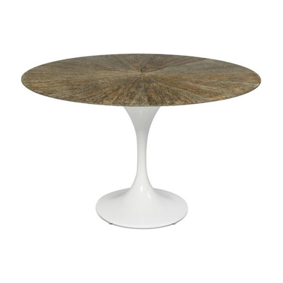 Oggetti Ring Dining Table - Palm/White