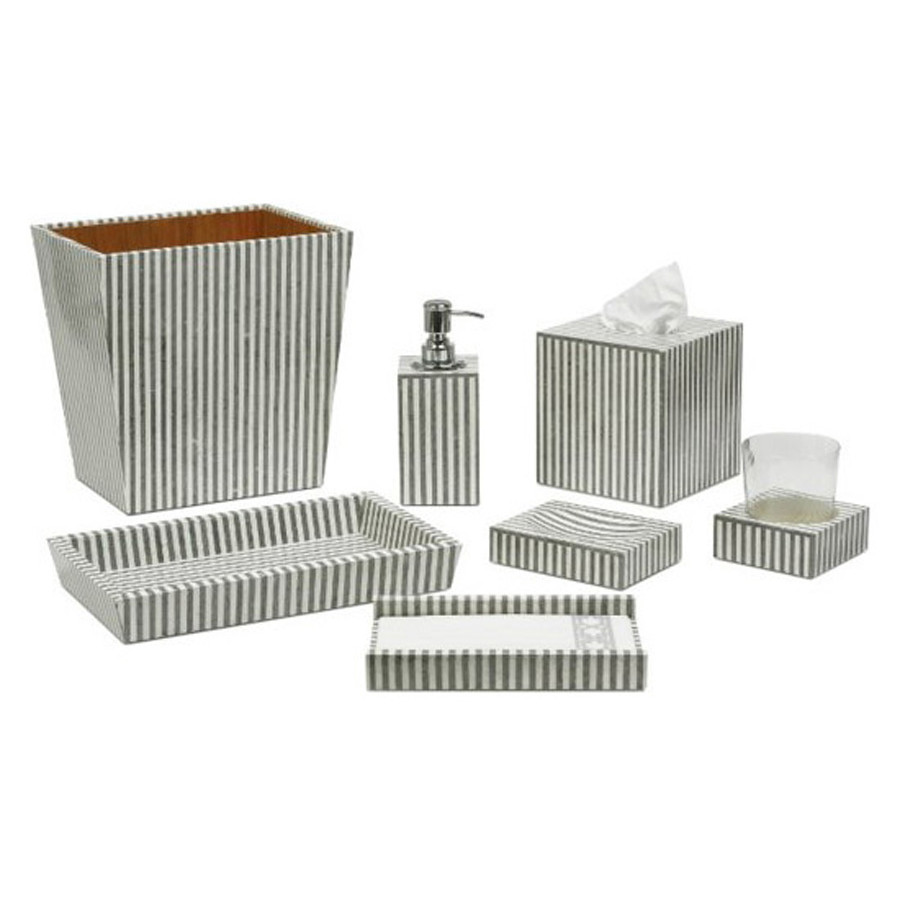 Oggetti Cabana Bath Perfume Tray - Gray