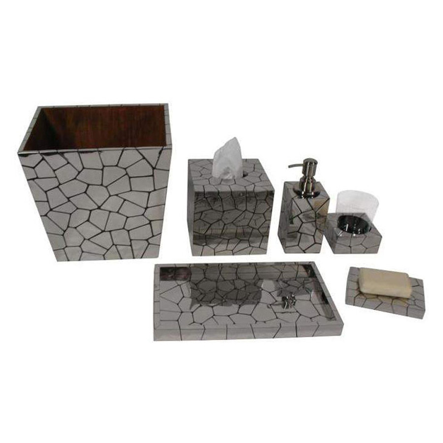 Oggetti Chameleon Soap Dish - Steel/Black
