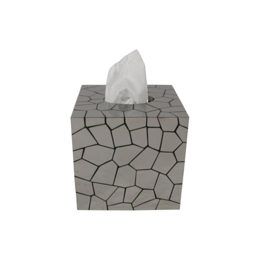 Oggetti Chameleon Tissue Holder - Steel/Black