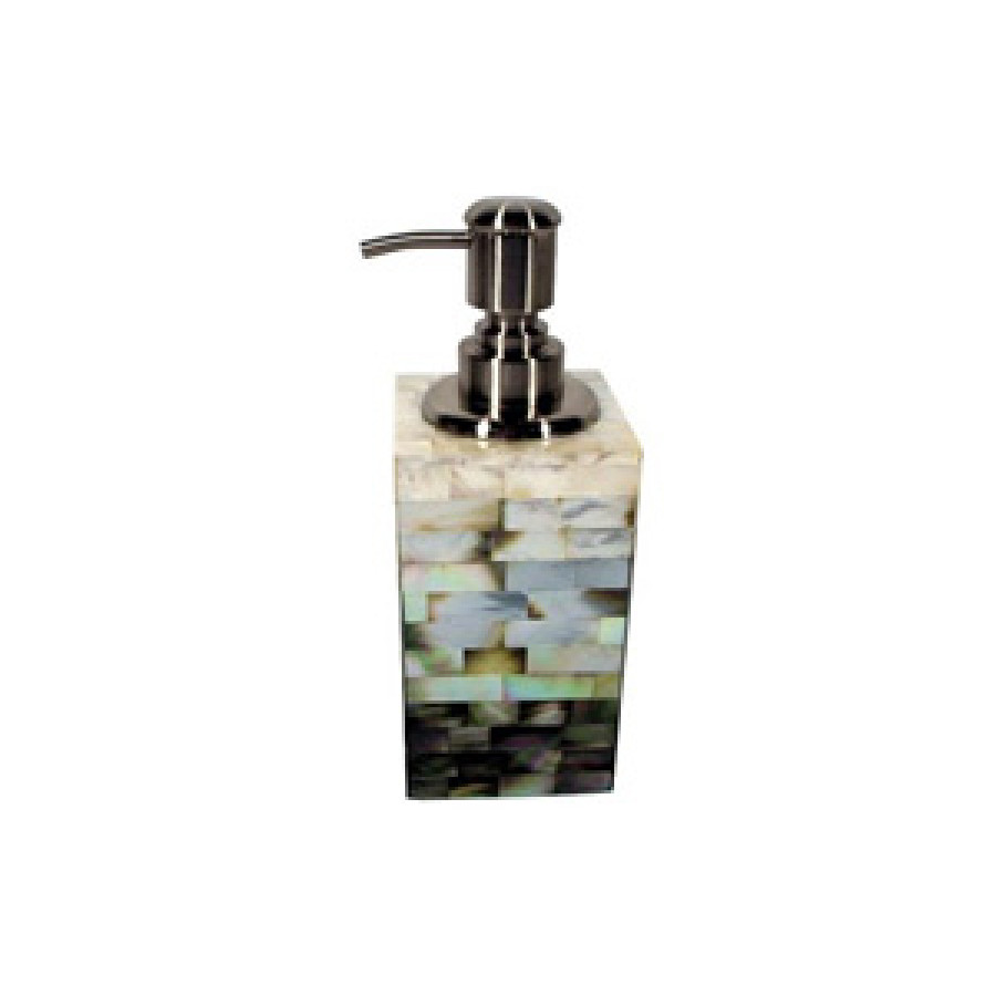 Oggetti Pearls Bath Soap Dispenser - White/Gray/Chrome