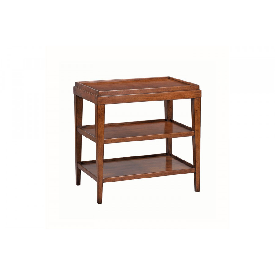 Oliver Liz Rectangular Side Table - Rustic, Large