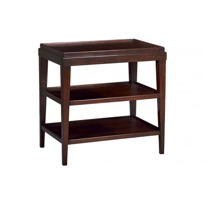 Oliver Liz Rectangular Side Table - Chocolate, Large