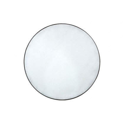 Oliver Raleigh Round Mirror - Bronze/Antique