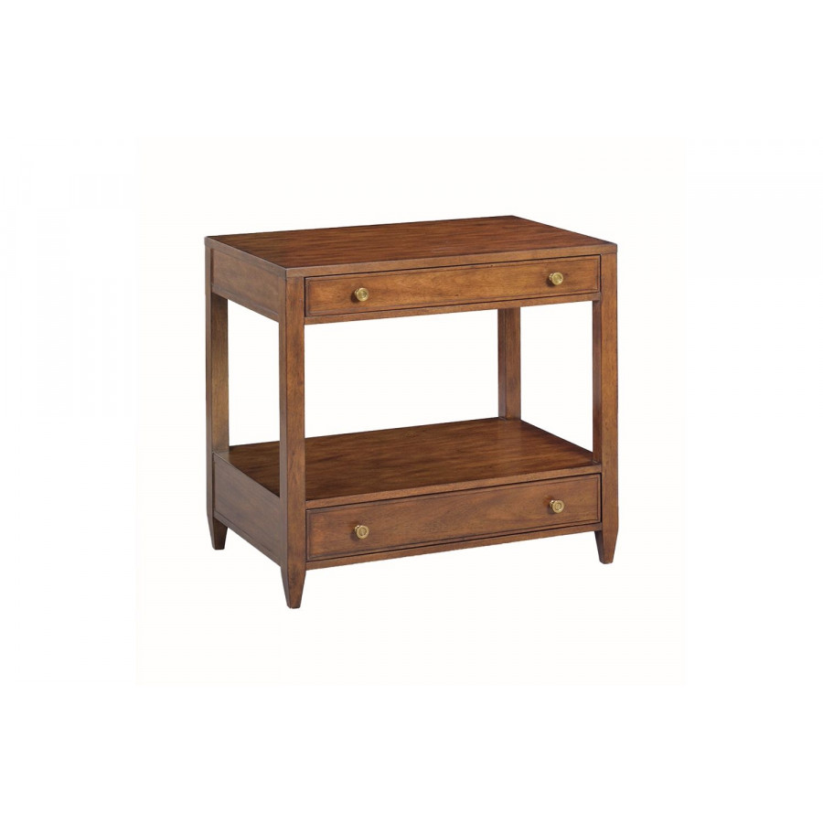 Oliver Weston Wide Side Table - Rustic
