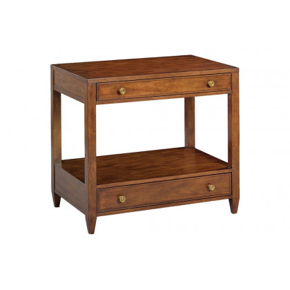 Oliver Weston Wide Side Table - Rustic