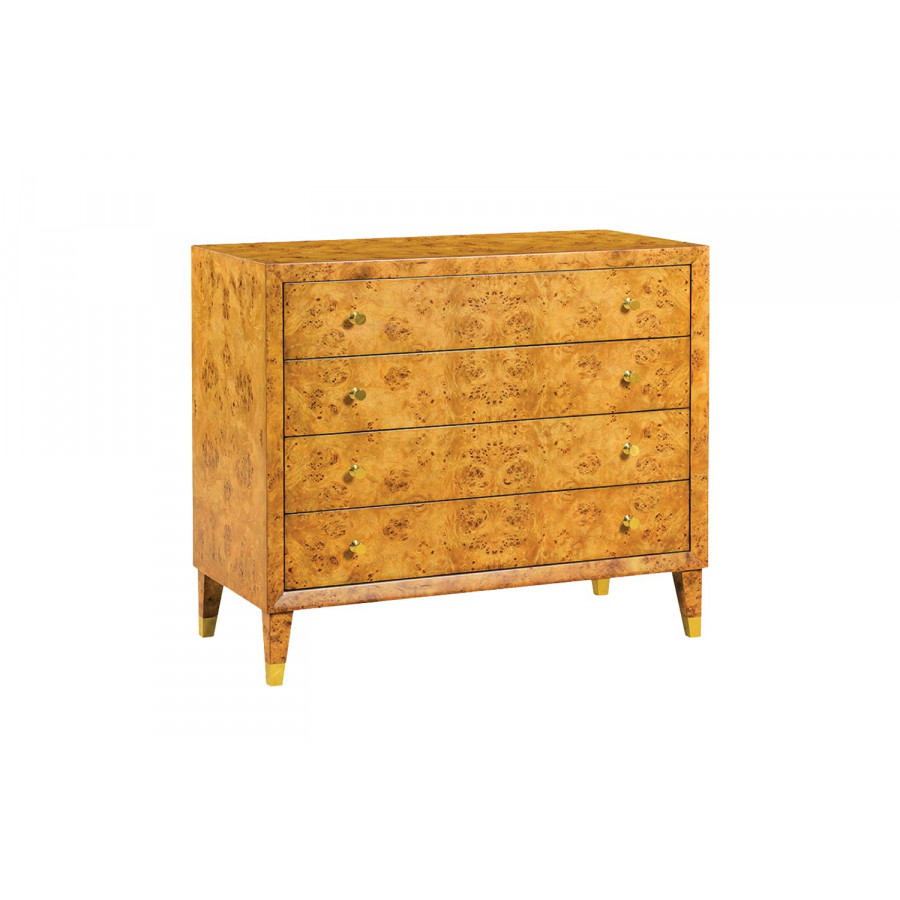 Oliver Beverly Chest - Honey/Mappa Burl Veneer