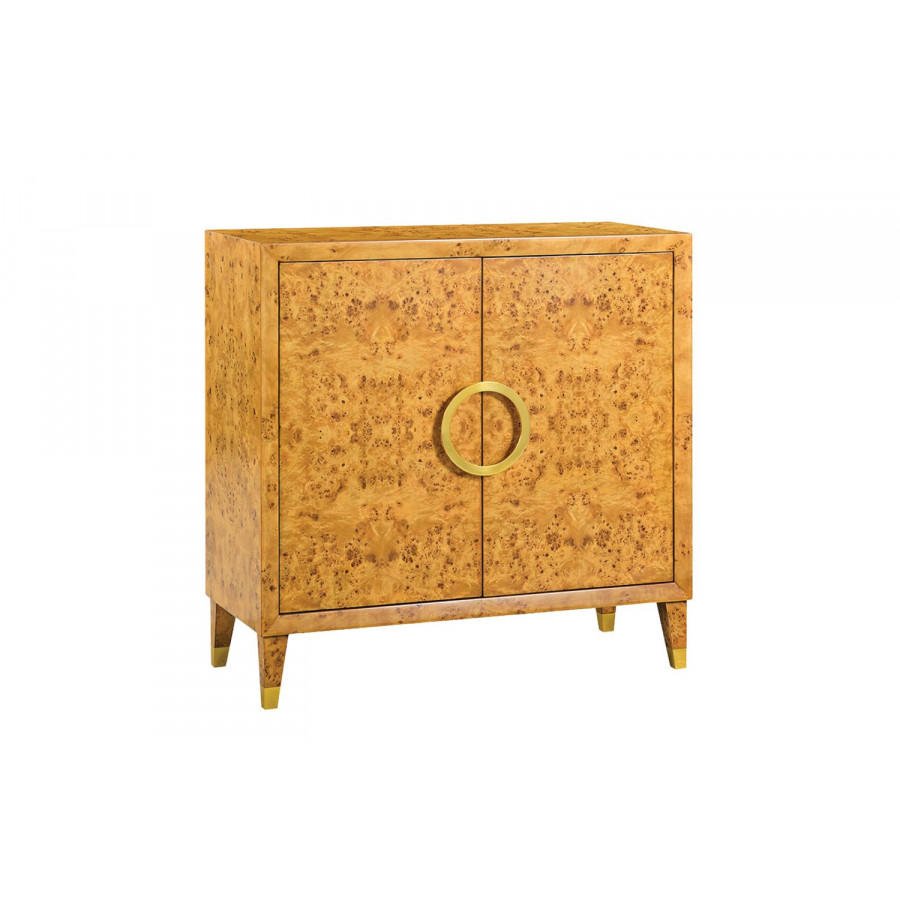 Oliver Bruce Cabinet - Honey/Mappa Burl Veneer