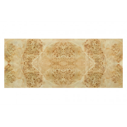 Oliver Bruce Cabinet - Clear/Mappa Burl Veneer