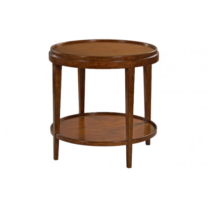 Oliver Liz Round Side Table - Rustic, Small