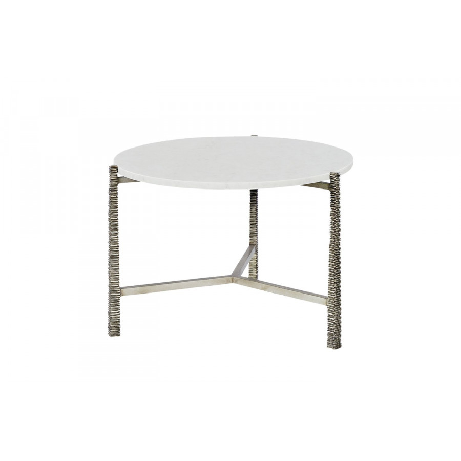 Oliver - Cara Small Coffee Table in Silver