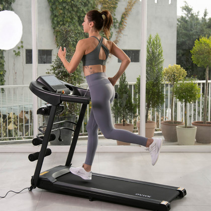 OVICX - A2S Foldable Treadmill in Black