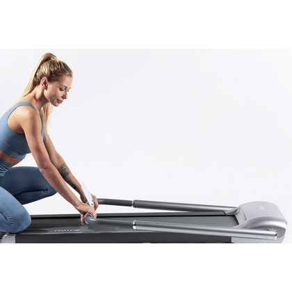 OVICX - Smart Run Treadmill in Silver/Dark Gray