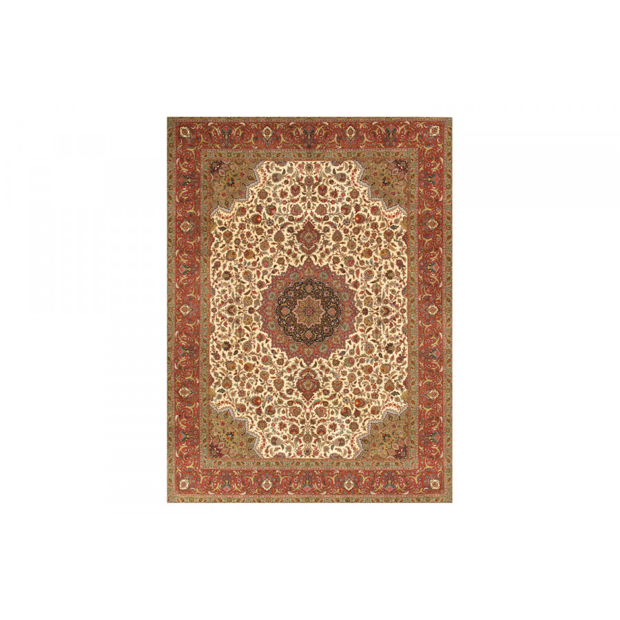 Pasargad - Tabriz Collection Hand-Knotted Silk and Wool Area Rug 118'' x 164'' (020975)