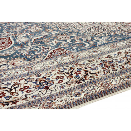 Pasargad - Nain Collection Hand-Knotted Silk and Wool Area Rug 83'' x 127'' (022513)