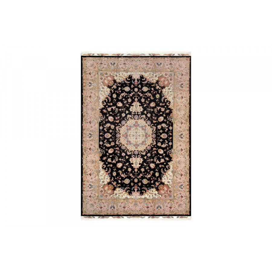 Pasargad - Tabriz Collection Hand-Knotted Silk and Wool Area Rug 78'' x 117'' (023342)