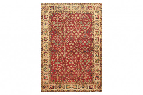 Pasargad™ - Agra Collection Hand-Knotted Lamb's Wool Area Rug  75'' x 105'' (025526)