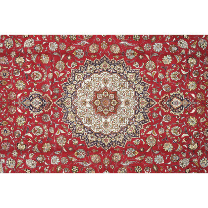 Pasargad - Tabriz Collection Hand-Knotted Silk and Wool Area Rug 118'' x 158'' (025762)