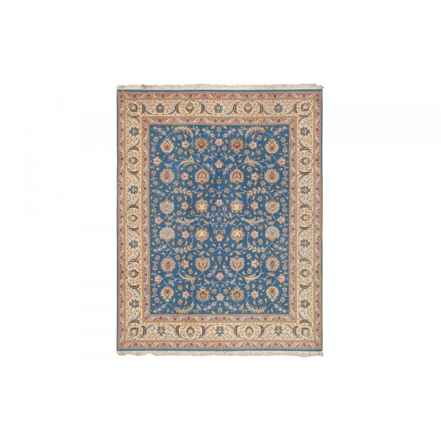 Pasargad - Tabriz Collection Hand-Knotted Silk and Wool Area Rug 79'' x 102'' (025888)